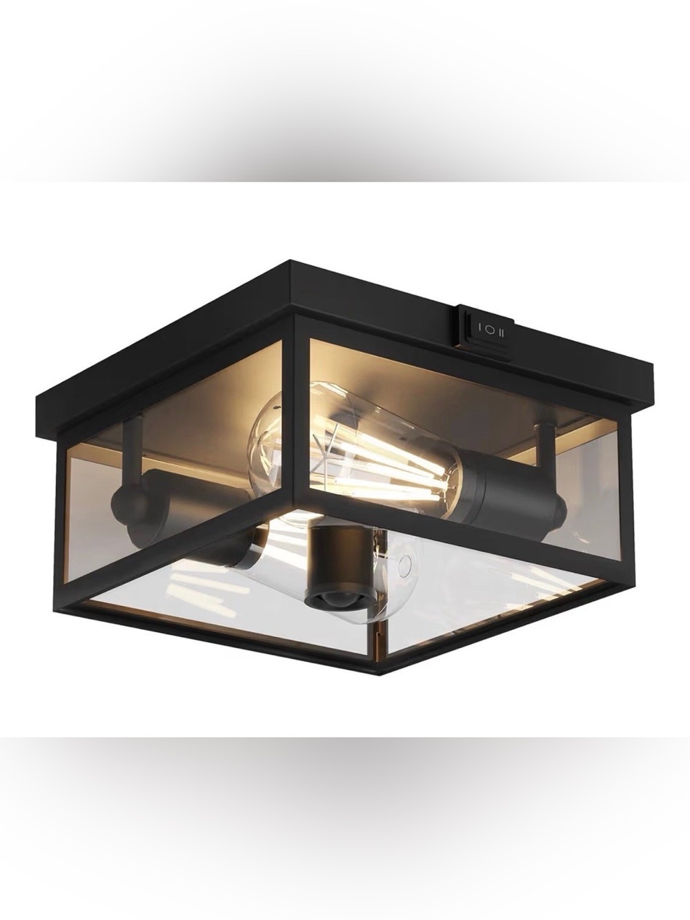 Outdoor Ceiling Light with Motion Sensor 12''